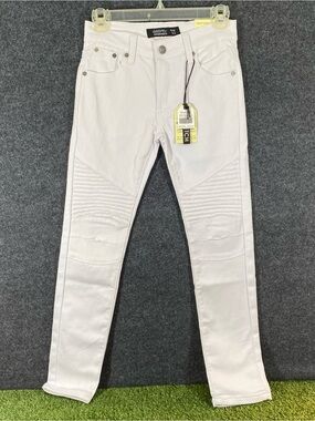 Trestles Supply Co. California Republic White Skinny Jeans Boys Size 12 NWT